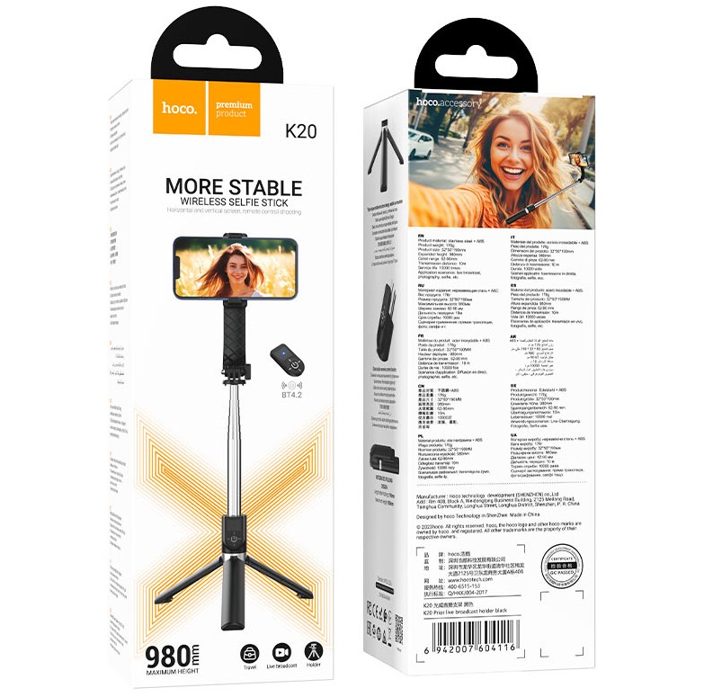 Tabletop holder “K20 Prior” for live broadcast