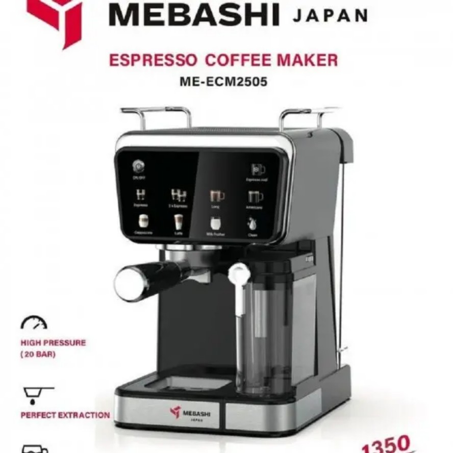 اسپرسوساز مباشی مدل ECM2505 گارانتی 24 ماهه گلدن ای تی سرویس (ضمانت اصالت کالا) یکسال بیمه شرکتی