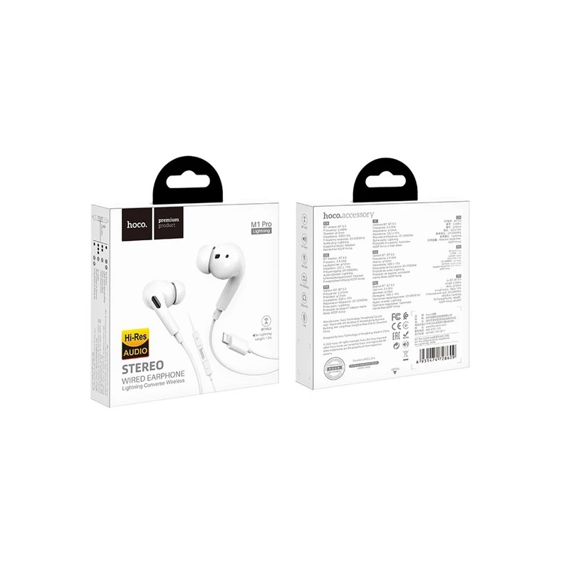 هندزفری هوکو مدل M1 PRO LIGHTNING
