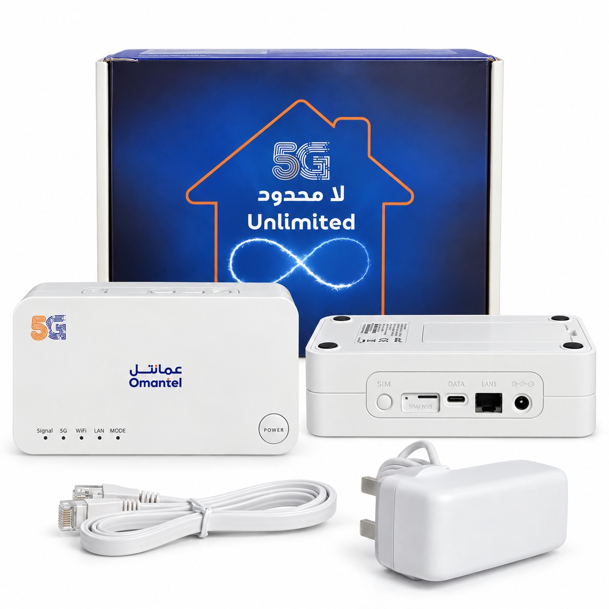 Aurora C150 Omantel 5G Wi-Fi 6 AX1800 Router