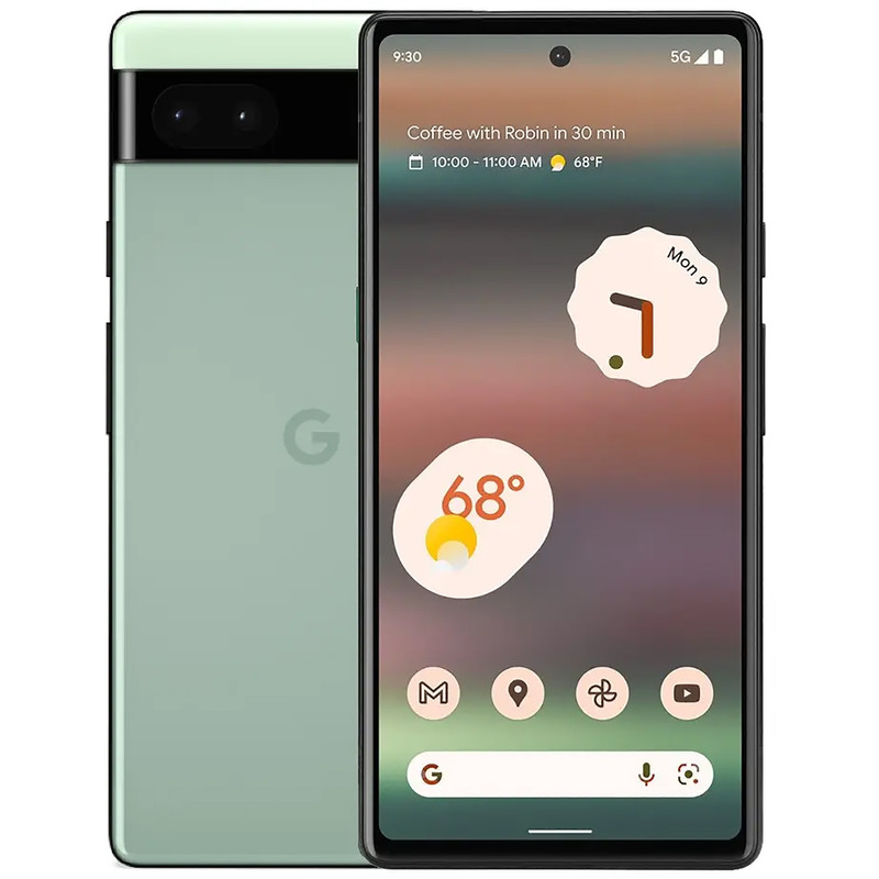 گوشی موبایل گوگل مدل Pixel 6a تک سیم کارت ظرفیت 128 گیگابایت و رم 6 گیگابایت به همراه شارژر + پک هدیه