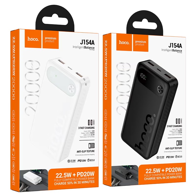 Power bank “J154A Victorious” 22.5W + PD20W 20000mAh