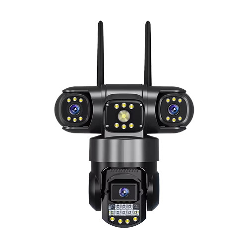 Three-lens SIM card rotating camera