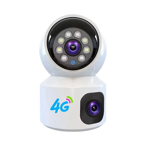 4G Dual Lens Rotating SIM Card Baby Cam Camera