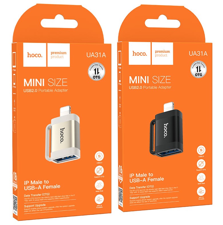 مبدل OTG Lightning به USB-A مدل «UA31A»