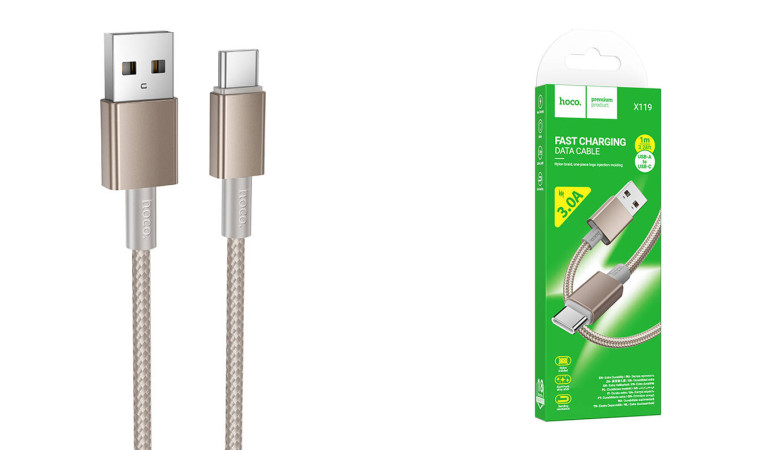 کابل hoco. x119 Usb to Type-C 60W