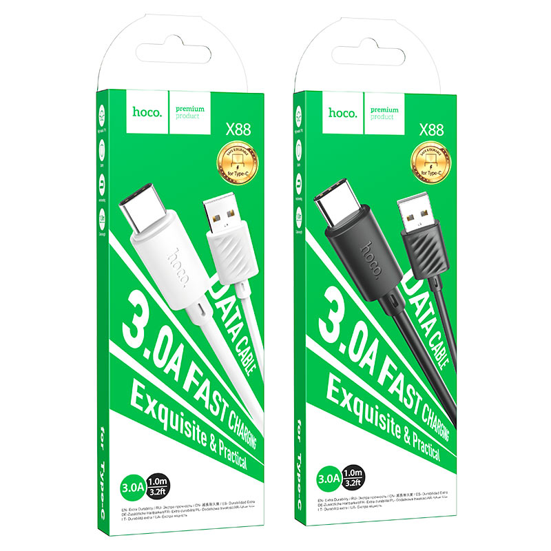 کابل (Taype-C) هوکو (hoco) طول 1 متر مدل X88