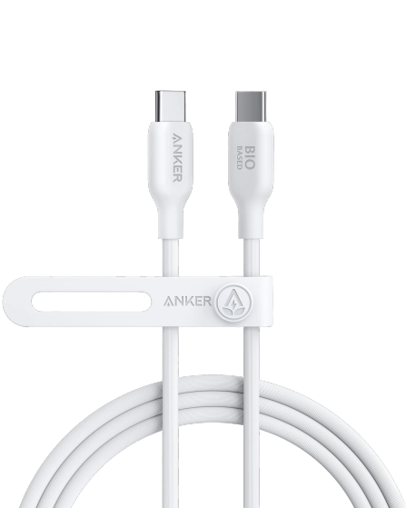 کابل نسل پنجم انکر دو سر تایپ سی دوستدار محیط زیست 180 سانتی Anker 544 USB-C to USB-C Cable 140W – مدل A80F2
