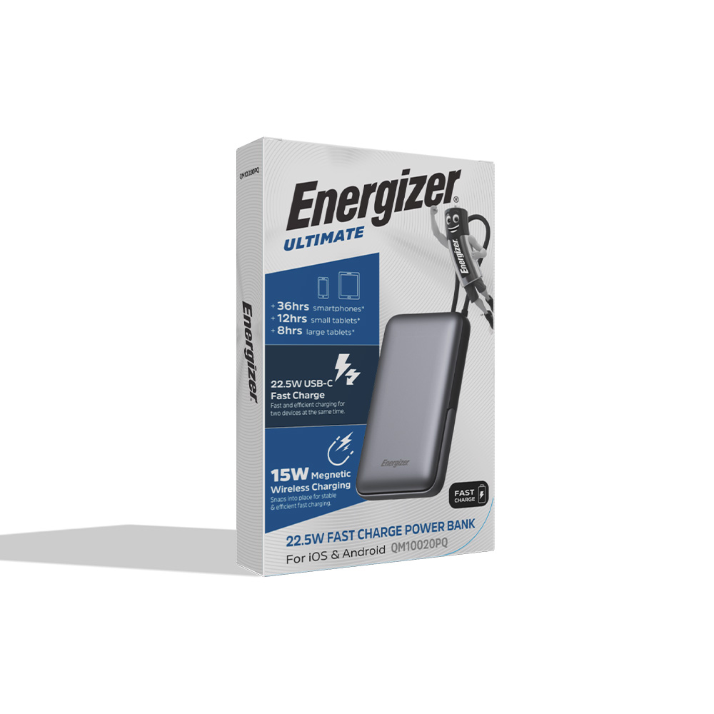 پاوربانک وایرلس 10000mAh انرجایزر مدل QM10020PQ