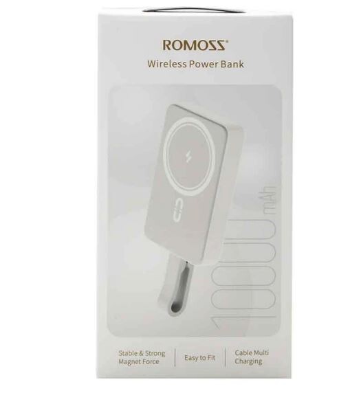 Romoss 15W WMS10 121 Wireless PowerBank Capacity 10000mAh