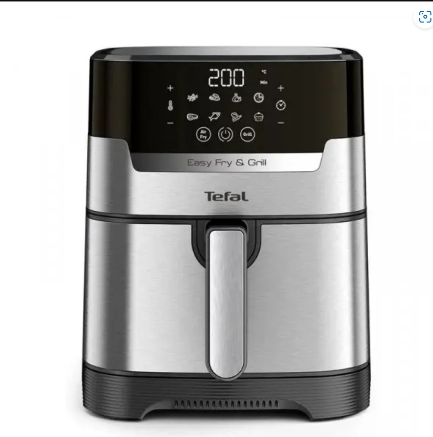 Tefal Stainless Steel Oil-Free Air Fryer Model EY801D15