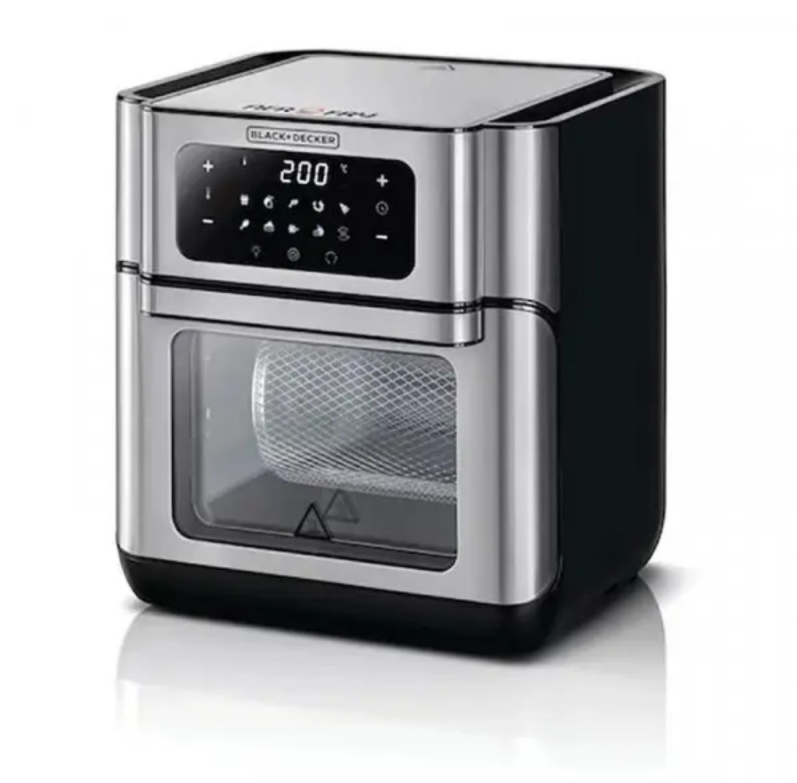 Black+Decker Stainless Steel Air Fryer Model AOF-100-B5Black+Decker Stainless Steel Air Fryer Model AOF-100-B5